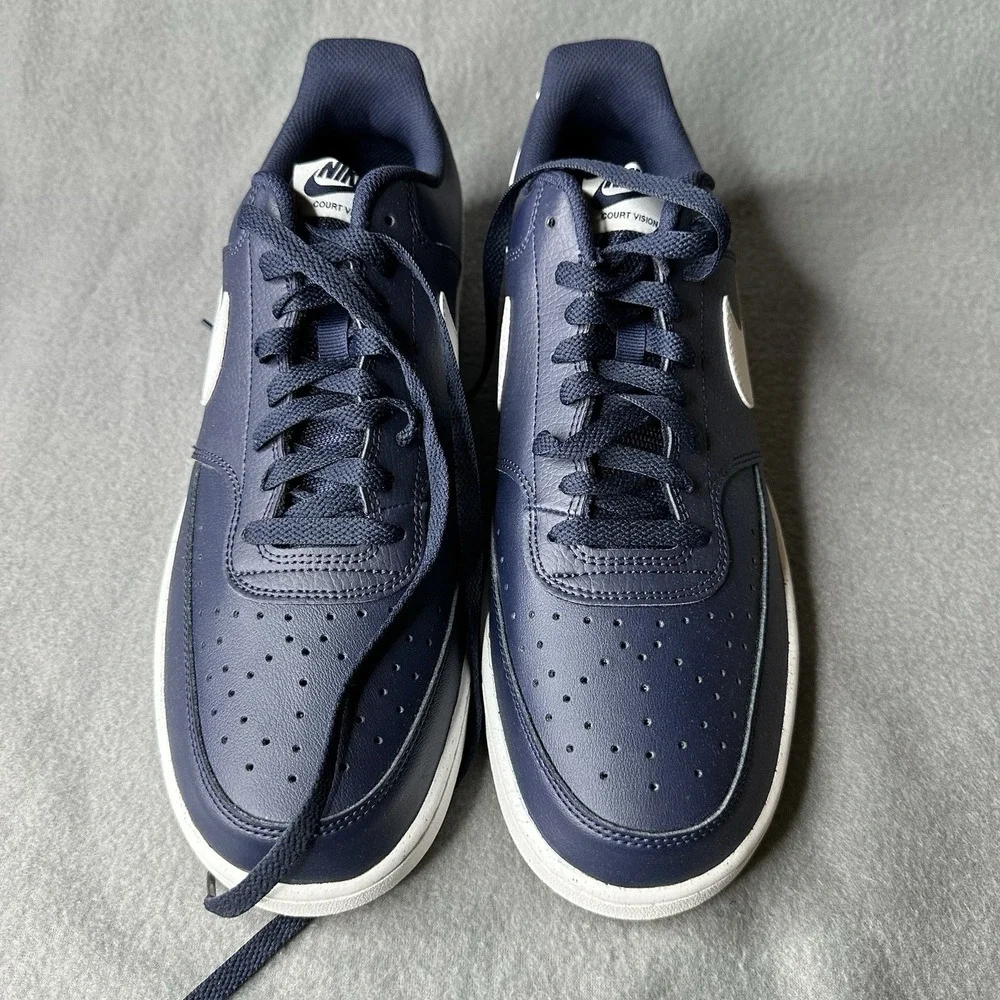 Nike Court Vision Low Obsidian/S-White Men's Sneakers-‎ Men Size 12 - FZ5547-400